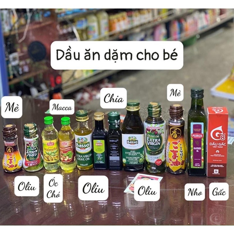 Hạt nêm Ăn Dặm cho bé,dầu ăn cho bé,date 2023