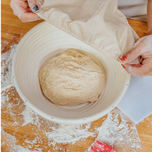 Bát ủ bột - Dụng cụ làm bánh - Bát mây trang trí