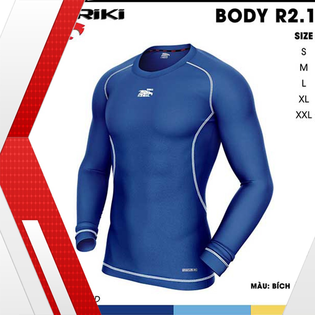 Áo lót body chính hãng Riki R2.1, độ đàn hồi và co giãn cực tốt