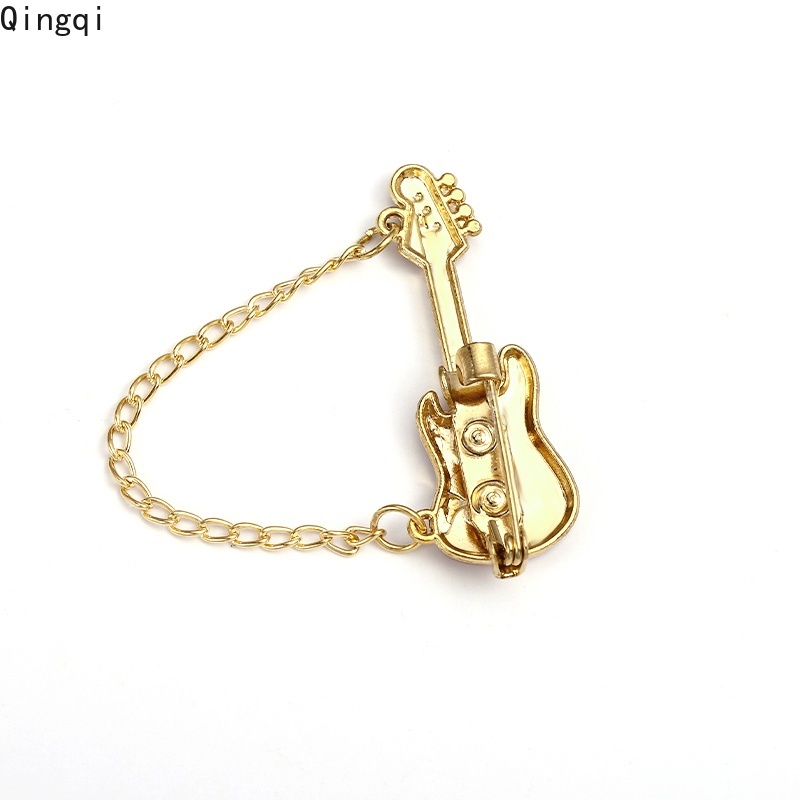 Ghim cài áo Miss Zoe hình đàn guitar hoạt hình vui nhộn cho bé