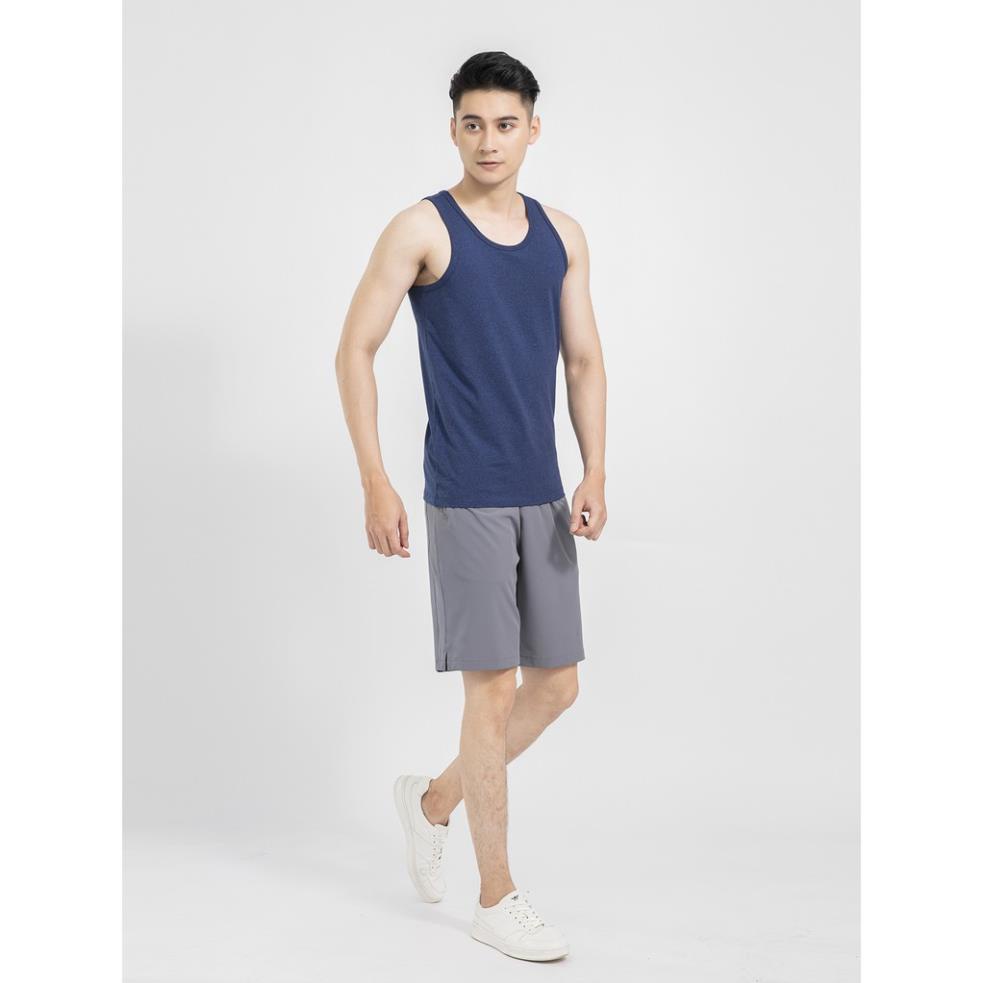 Quần short nam Aristino chất liệu poly sắc nét, không bai dão, bên màu - ASO028S1