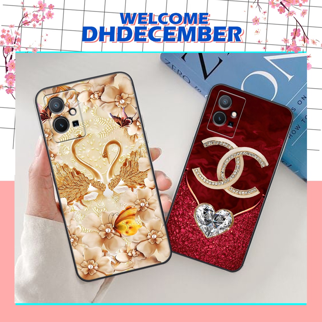 Ốp lưng Vivo Y55 5G - BẢO VỆ CAMERA in hình hoa xinh xắn, hiện đại , thời trang ,phong cách
