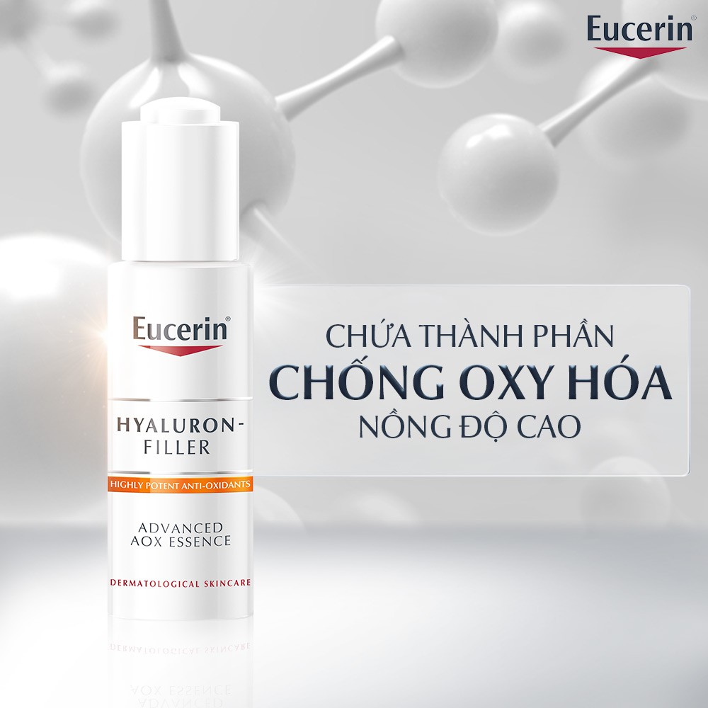 Tinh Chất Eucerin Cải Thiện Dấu Hiệu Lão Hóa Hyaluron Filler Advanced AOX Essence 30ml