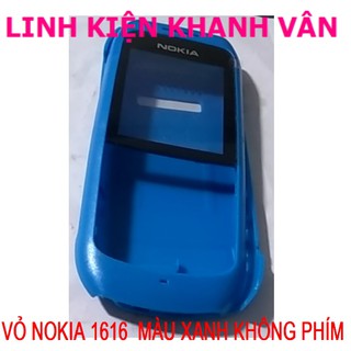 Vỏ không phím nokia 1616 màu xanh