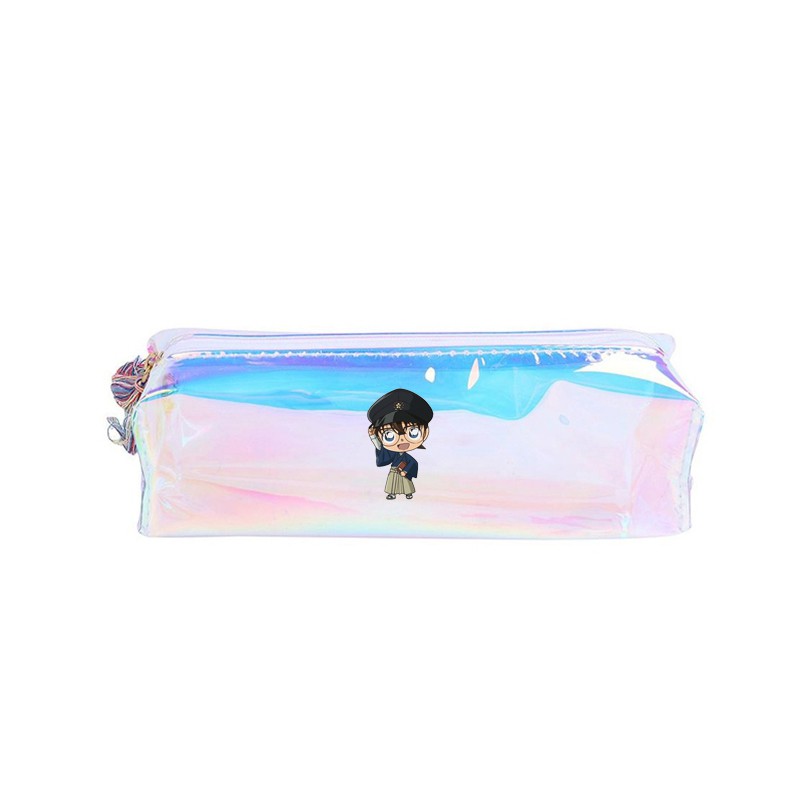 Hộp bút hologram DETECTIVE CONAN Thám Tử Lừng Danh 4 mẫu chibi anime đựng đồ dùng học tập tiện lợi