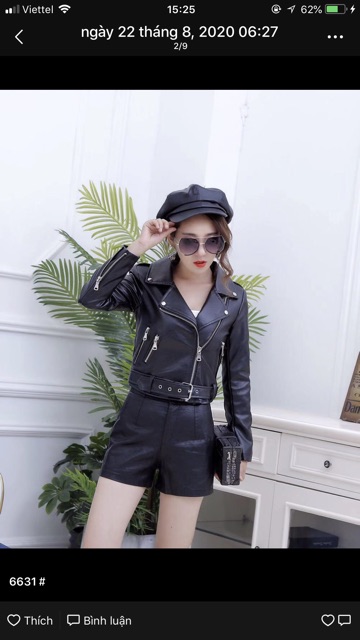 Áo da nữ kèm dây đai!!! Xả hàng!! | BigBuy360 - bigbuy360.vn