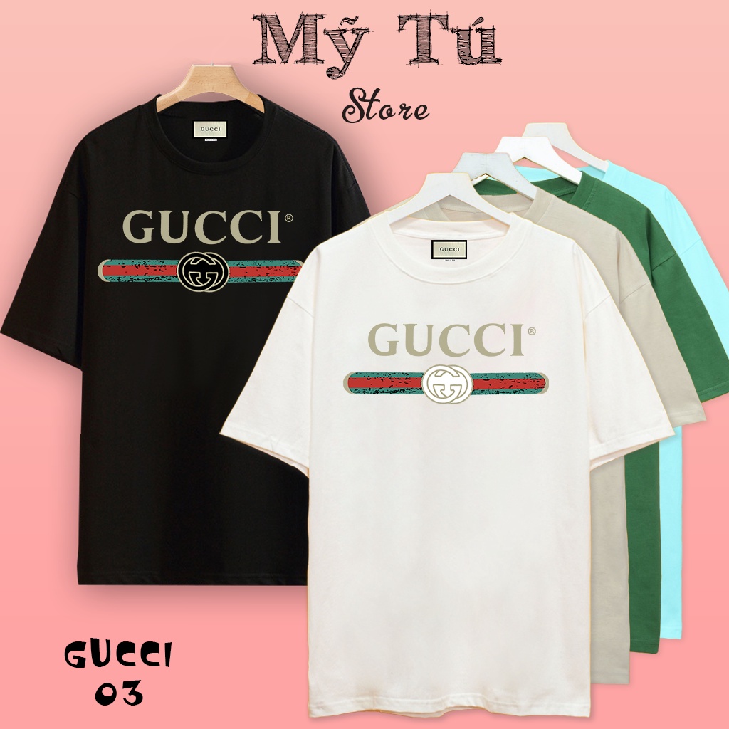 Áo Thun Form Rộng GC 03 Logo Cotton Cao Cấp - Mỹ Tú Store