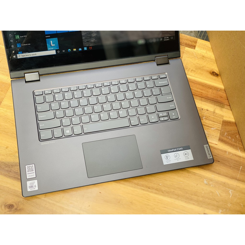 Laptop Lenovo Ideapad C340-15iIIL/ i5 1035G1/ 8G/ SSD 512/ Cảm ứng/ Xoay 360/ Viền mỏng/ Giá rẻ | BigBuy360 - bigbuy360.vn