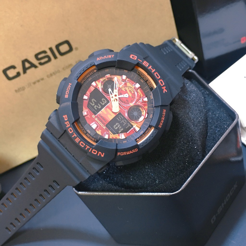 Đồng Hồ Thể Thao Casio G Shock. Gshock Hai Màu Chống Thấm Nước Thời Trang Cho Nam Và Nữ Gshock Ga110