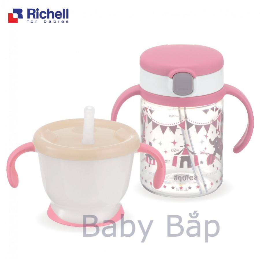 BỘ CỐC TẬP UỐNG VÀ BÌNH ỐNG HÚT RICHELL