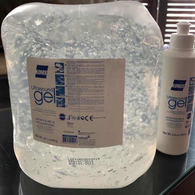 Gel Siêu Âm Konix Can 5 Lít Màu Trắng / Gel Lạnh Triệt Lông Konix - Gel Điện Tim - Gel Triệt Lông Dùng Cho Spa Gel Konix