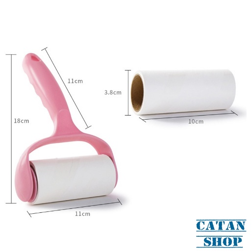 Cuộn Lõi Lăn Bụi Quần Áo, Lông Thú, Ga Giường - Lõi Dự Phòng Thay Thế 60 Tờ Sử Dụng Cho Cây Lăn Bụi 10cm