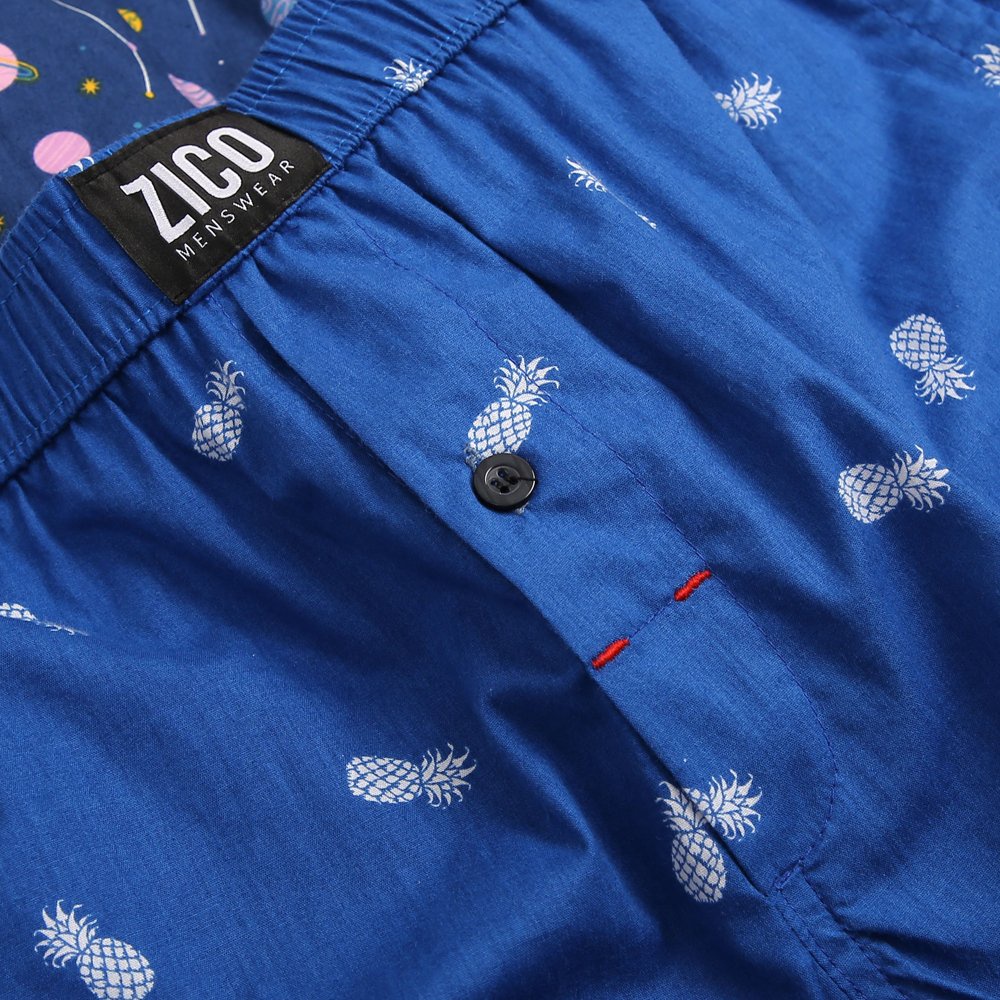 Combo 3 quần đùi nam ZICO MENSWEAR - Quần đùi ngủ nam, quần đùi mặc nhà nam lưng thun co dãn, thấm hút mồ hôi - ZC