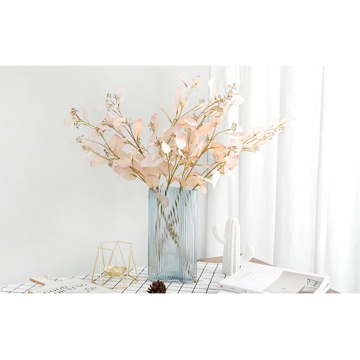 Hoa giả- Nhành lá hồng
