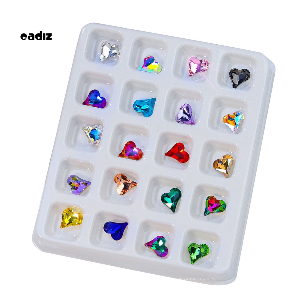 Phụ Kiện Hạt Nhựa Hình Trái Tim 3D Trang Trí Móng Tay Nghệ Thuật