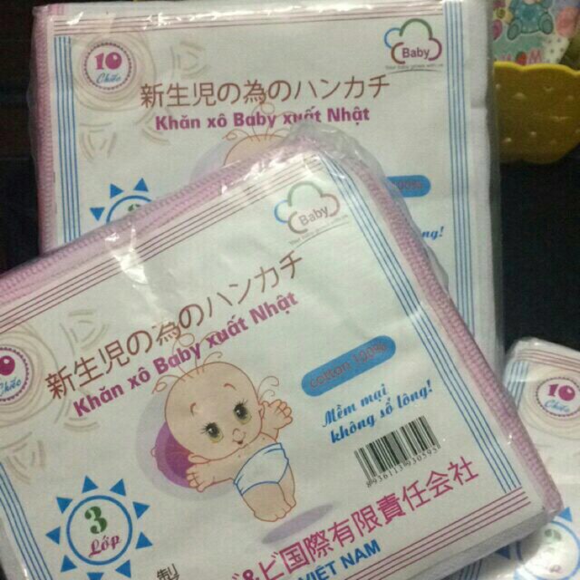 10 KHĂN SỮA 2,3,4 lớp