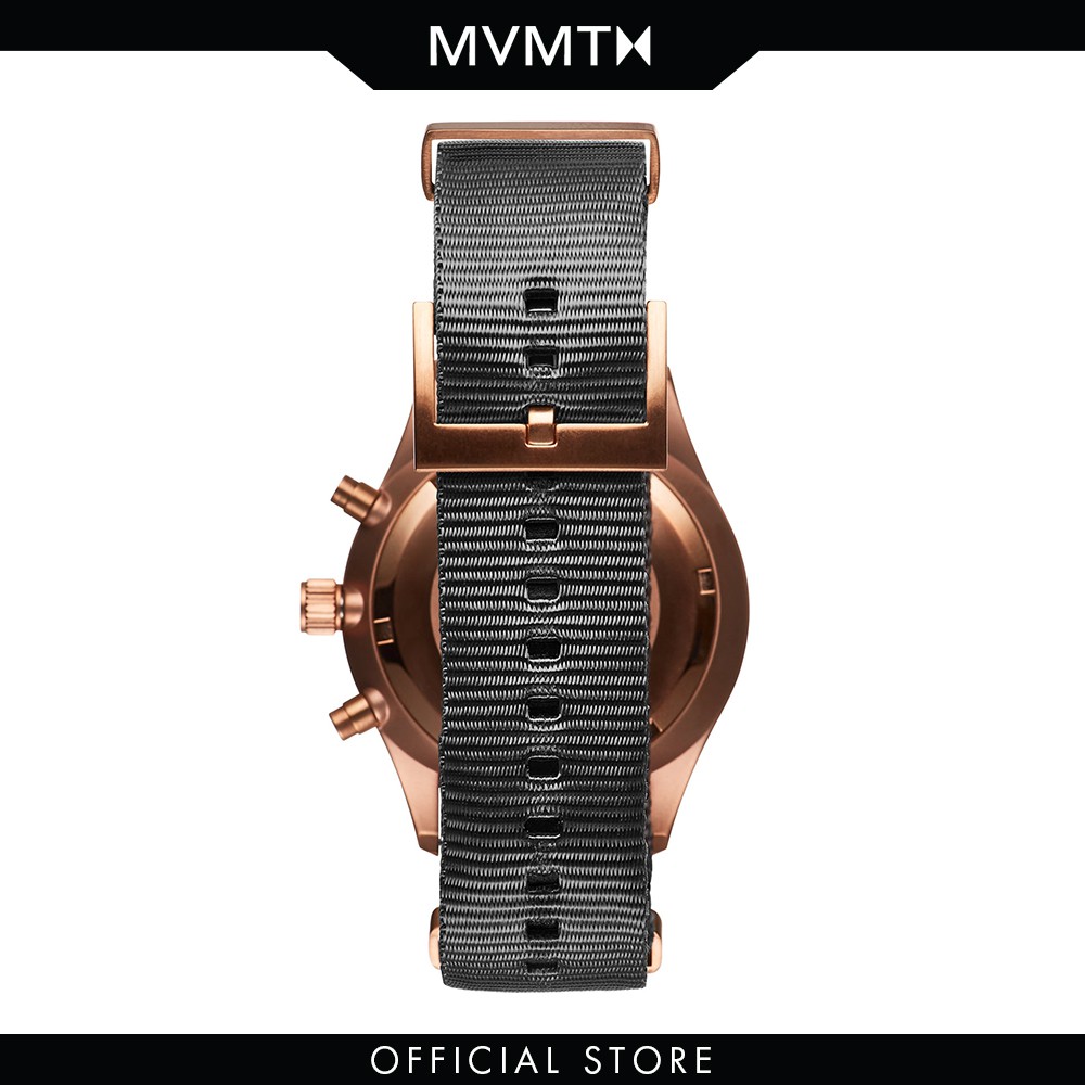 Đồng hồ Nam MVMT dây vải 42mm - Voyager D-MV01-RGGR2