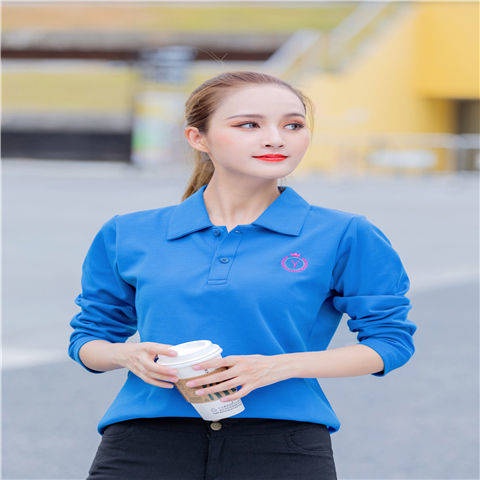 áo polo Tay Dài Dáng Rộng Vải Cotton Phong Cách Thể Thao Thời Trang Xuân Thu Cho Nữ