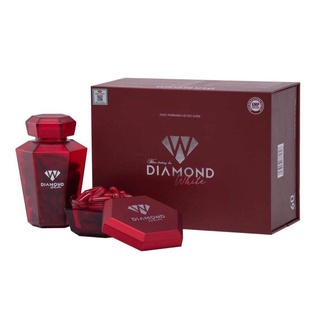 Diamond white viên uống trắng da ngọc trinh - pink cosmestic- hàng chính hãng