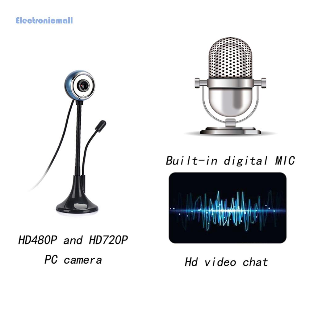 Webcam Điện Tửmall01 X1 480p Hd Pc Usb Có Mic Cho Live Online | BigBuy360 - bigbuy360.vn