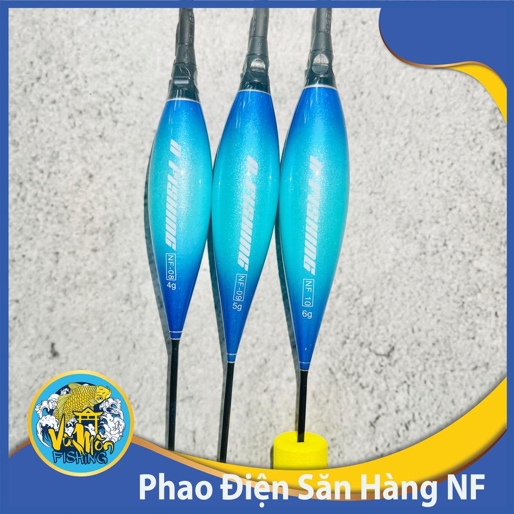 Phao Điện Câu Cá Săn Hàng Tăm To Siêu Sáng | Có Ngọn Phụ NF - Vũ Môn Fishing