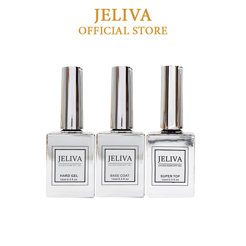 Base top JELIVA làm cứng móng 15ml