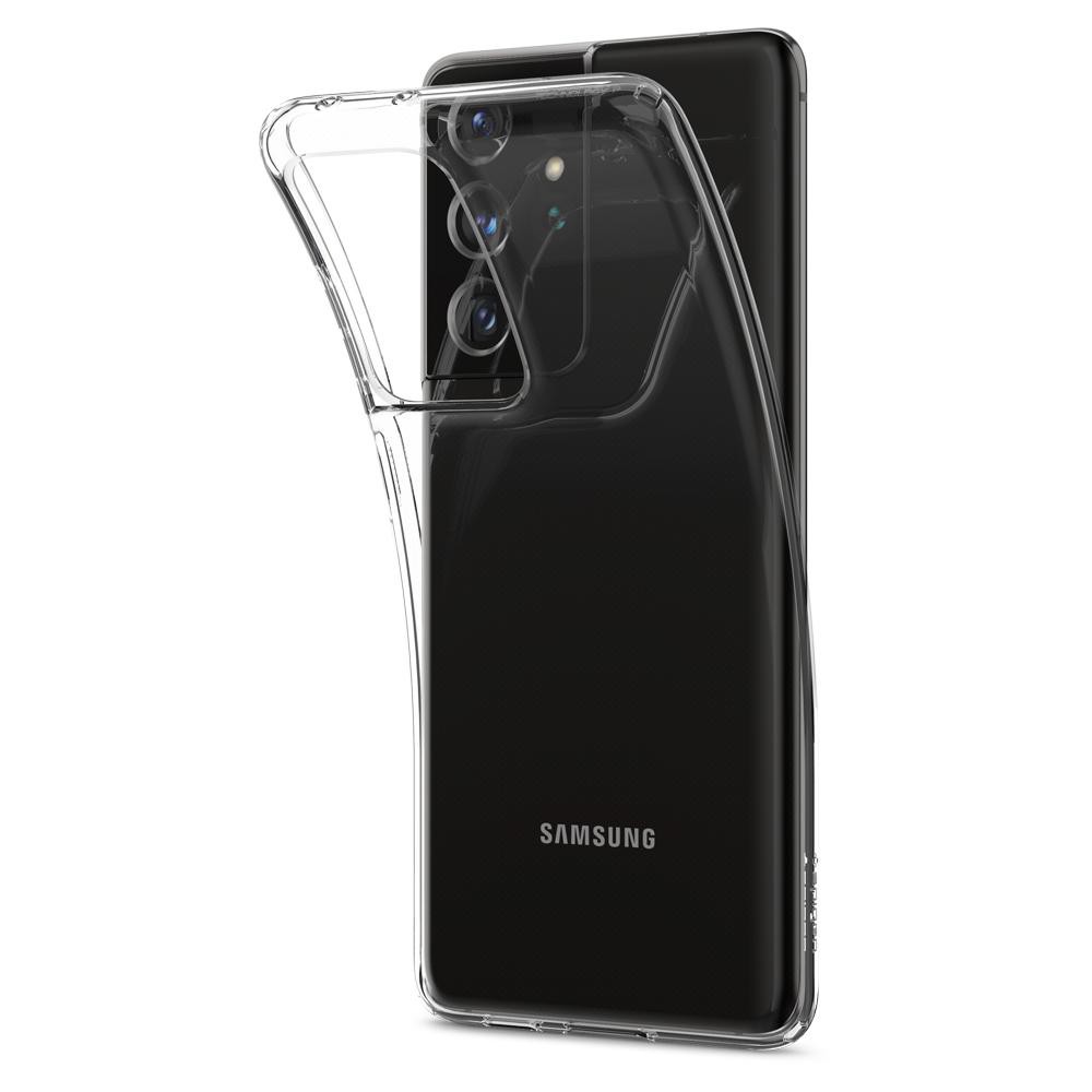 Ốp lưng chống sốc Spigen Liquid Crystal trong suốt cho Samsung Galaxy S21 | S21 Plus | S21 Ultra
