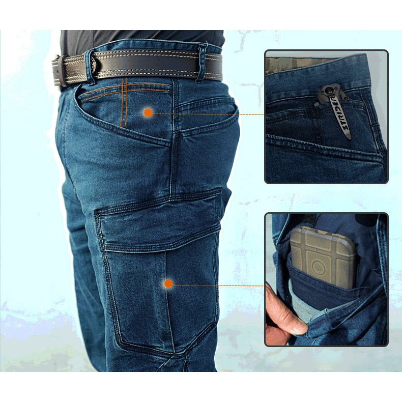 Quần Jean túi hộp Nam QJ02 | BigBuy360 - bigbuy360.vn