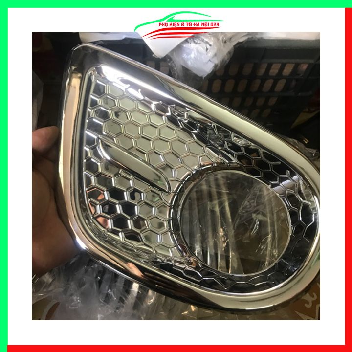Ốp viền đèn gầm trước Fortuner 2008-2011 mạ Crom chống trầy trang trí làm đẹp xe