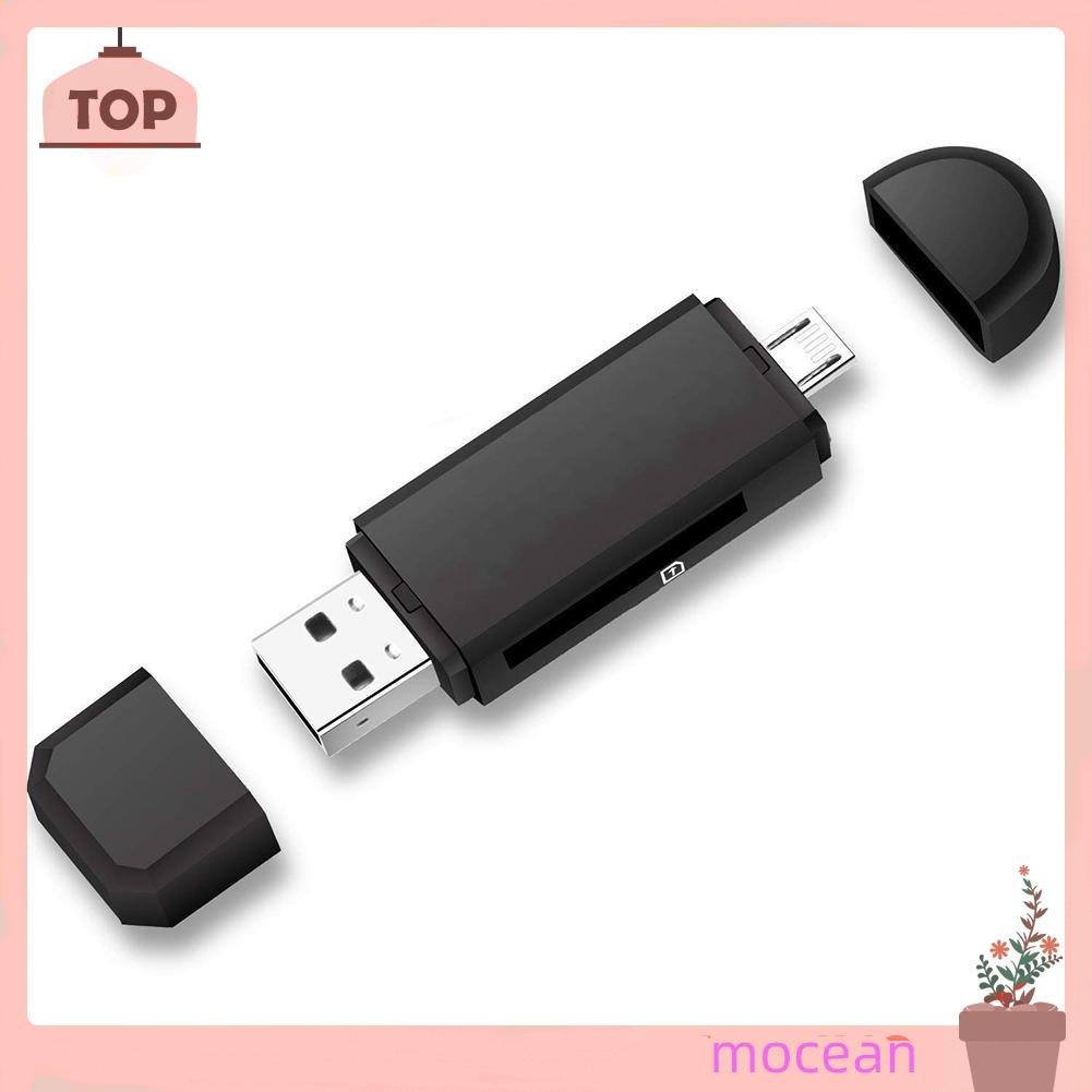 Đầu Đọc Thẻ Nhớ Usb + Usb Otg Usb 2.0 Mocean Cho Pc Android