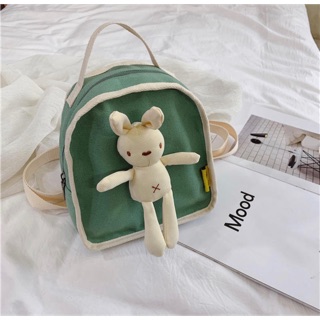 Balo Vải Thỏ Trắng cho bé đi học mầm non RNKIDS005
