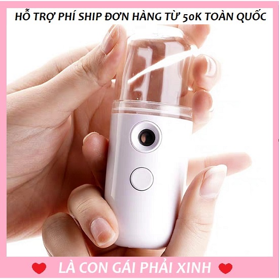 Máy phun sương giữ ẩm mini nano Hàn Quốc Rất Dễ Xử Dụng