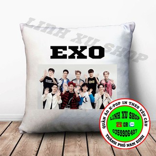 Gối ôm EXO _thiết kế và in theo yêu cầu