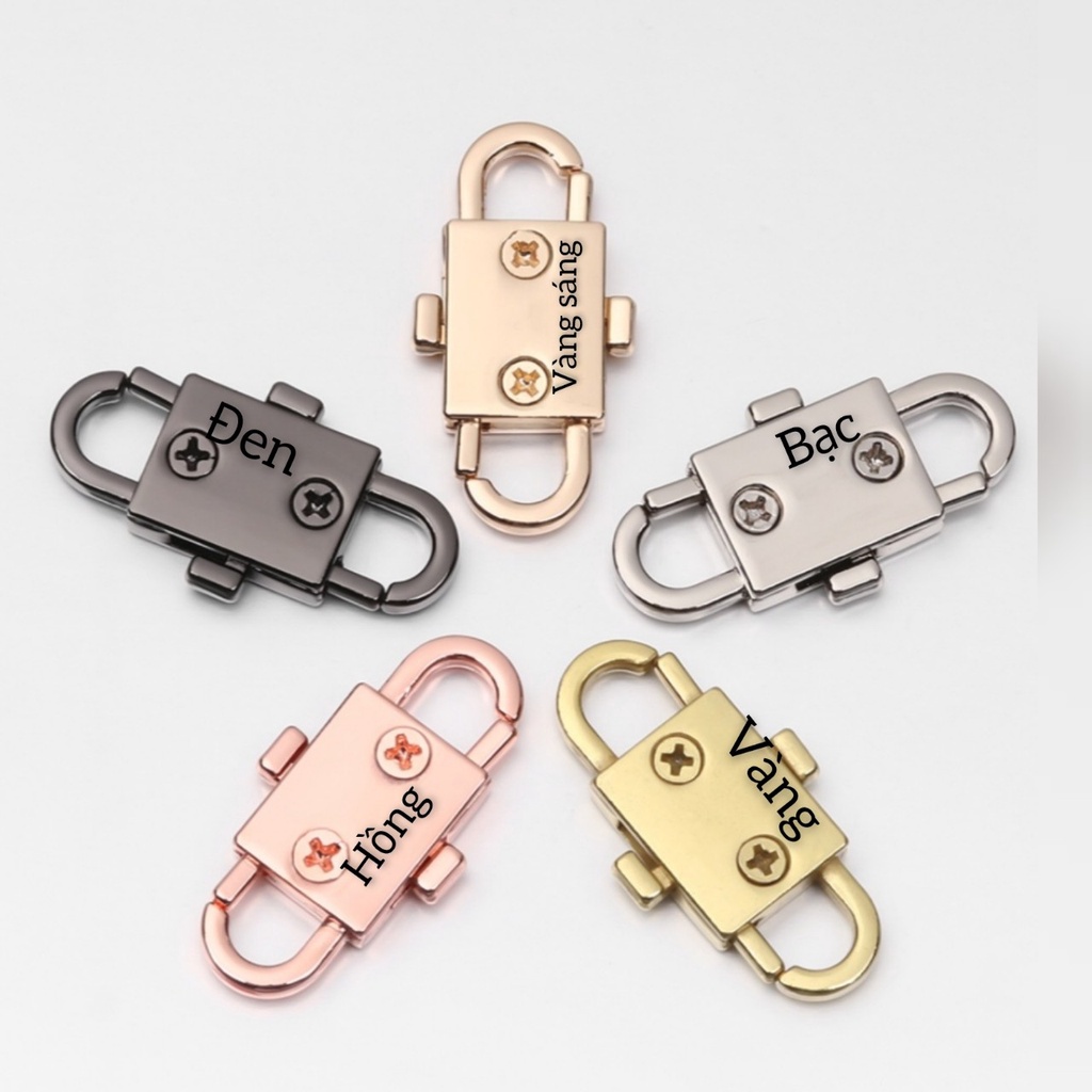 Móc thu chỉnh ngắn dây xích túi loại bấm