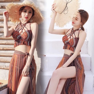 Bikini thổ cẩm 3 chi tiết