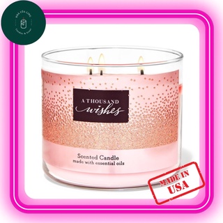 Nến thơm Bath and Body Works A THOUSAND WISHES 3 bấc 411g