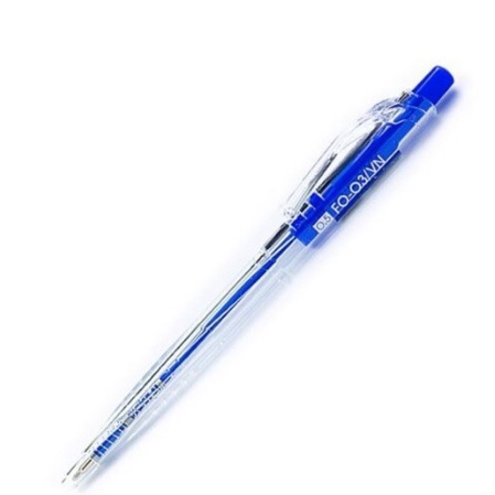 Bút bi Thiên Long FlexOffice FO-03, FO03, Mực xanh, đỏ, đen, nét bút 0.5 - 1c