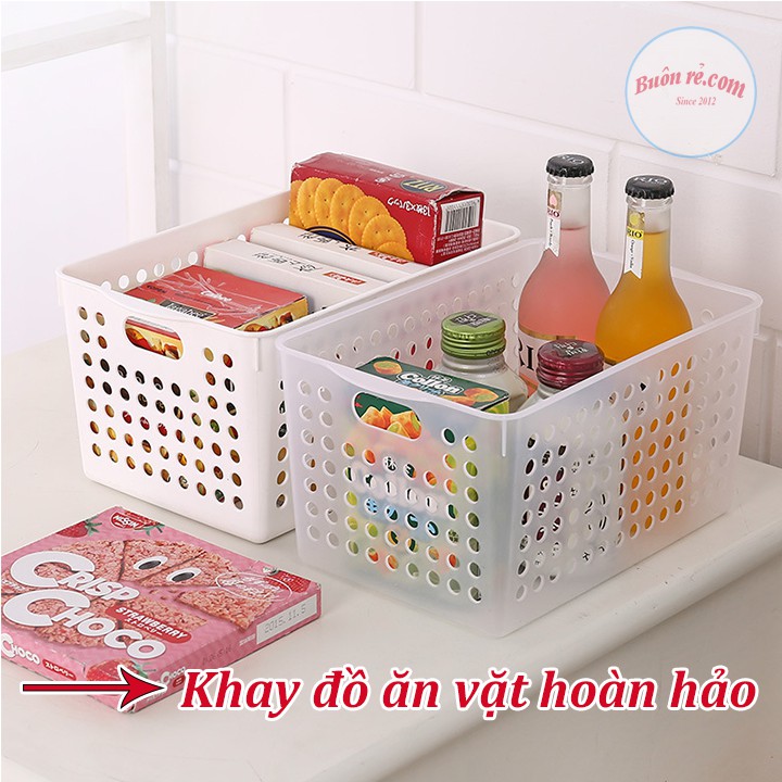 [Mã SKAMA07 giảm 8% tối đa 50K đơn 250K] Khay nhựa Pháp dáng cao đựng đồ đa năng Song Long 2617 Buôn Rẻ 01158