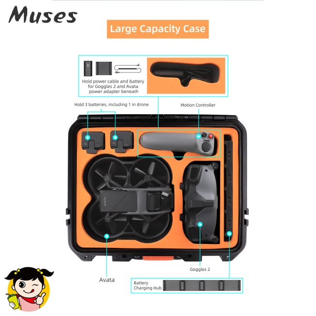 Túi Đựng An Toàn Cứng Chống Sốc &amp; Nước Cho Dji Avata