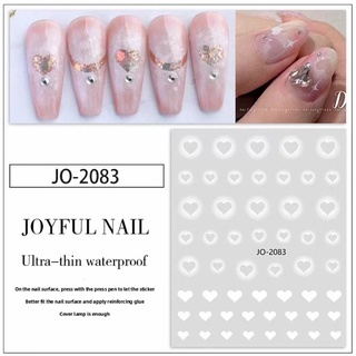 sticker 3d lấp lanh miếng dán móng tay nail