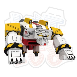 Mô hình giấy Robot Gorilla Resue Machine Brooster