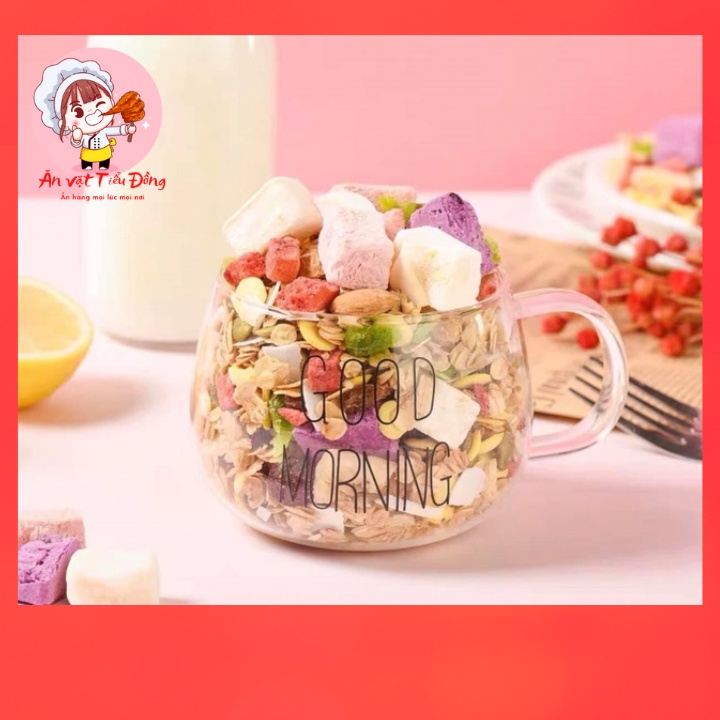 Ngũ Cốc Sữa Chua Mix Hoa Quả Sấy-Ngũ Cốc Ăn Kiêng 400g - Ăn vặt Tiểu Đồng