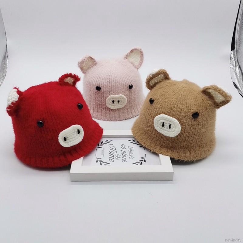 Mũ len ấm áp thiết kế xinh xắn cho bé
