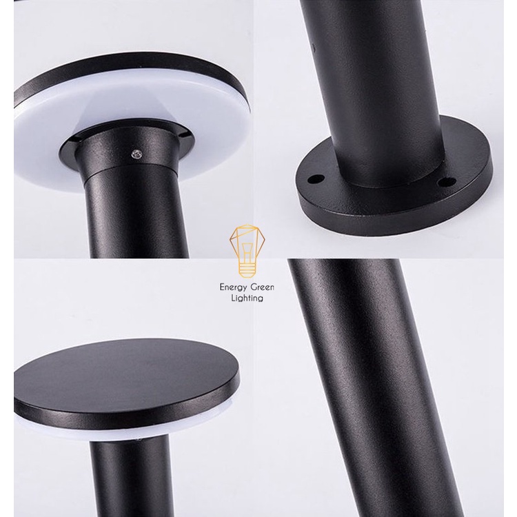 Đèn Cột Sân Vườn Đĩa Bay Energy Green Lighting DSV-1170 Chống Nước - Chiều Cao 80cm - Cắm Điện Và Dùng Năng Lượng Mặt Tr