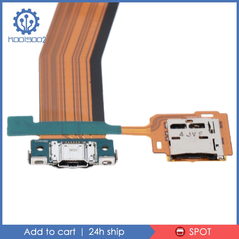 USB Charging Port Connector Flex Cable Ribbon Module for Tab-S SM-T800 10.5