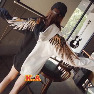 Áo hodie phối cánh chim đại bàng KA05