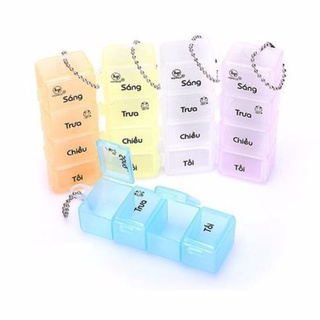 Hộp chia thuốc 2-3-4 ngăn hofaco tiện dụng