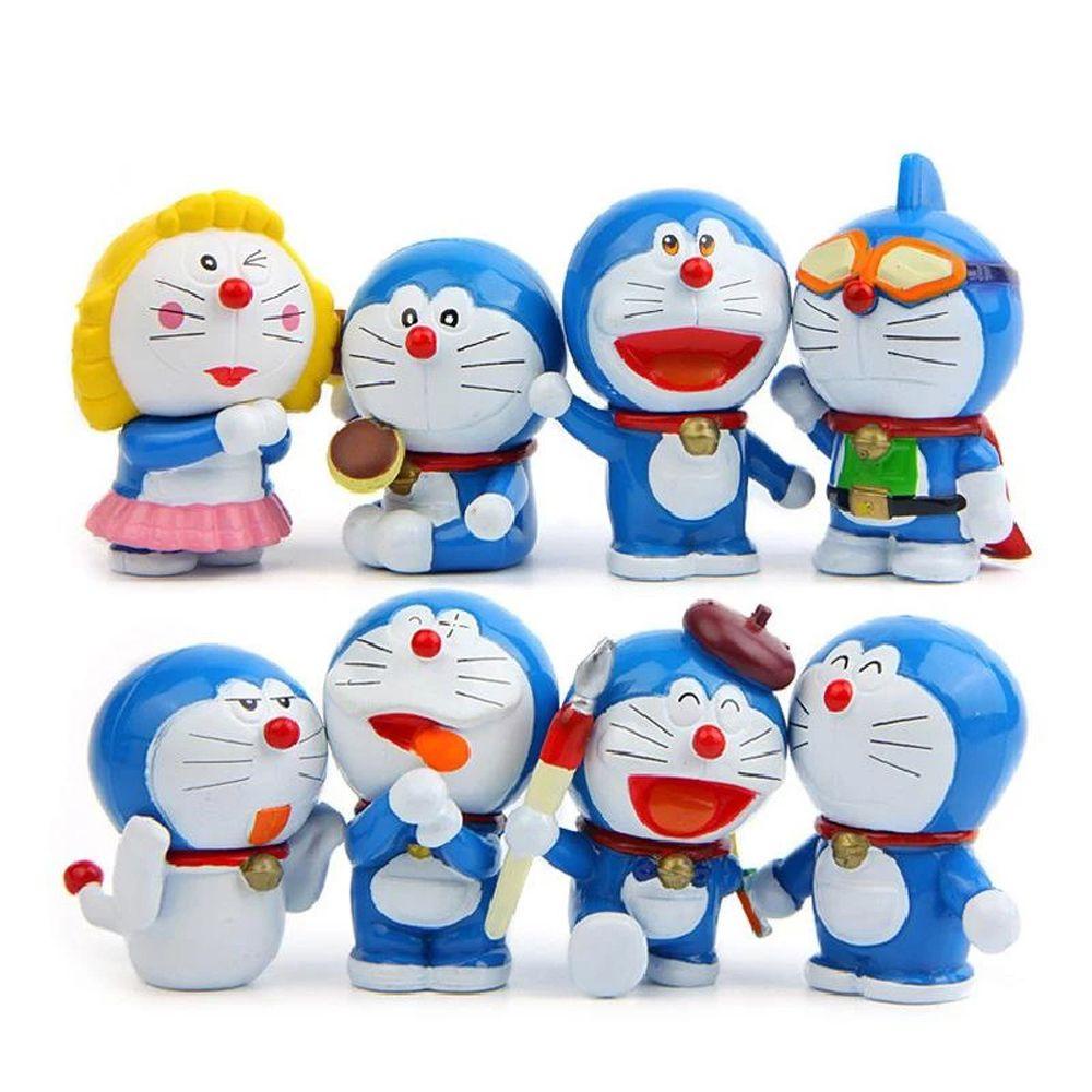 Mô Hình Nhân Vật Hoạt Hình Doraemon Mini REBUY1 Bằng PVC Dành Cho Trang Trí Nhà Cửa