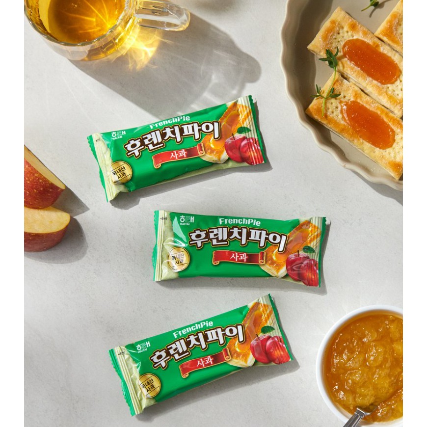 [HAITAI] BÁNH NƯỚNG PHỦ MỨT TÁO KIỂU PHÁP 192G - [해태] 후렌치파이 사과 192G