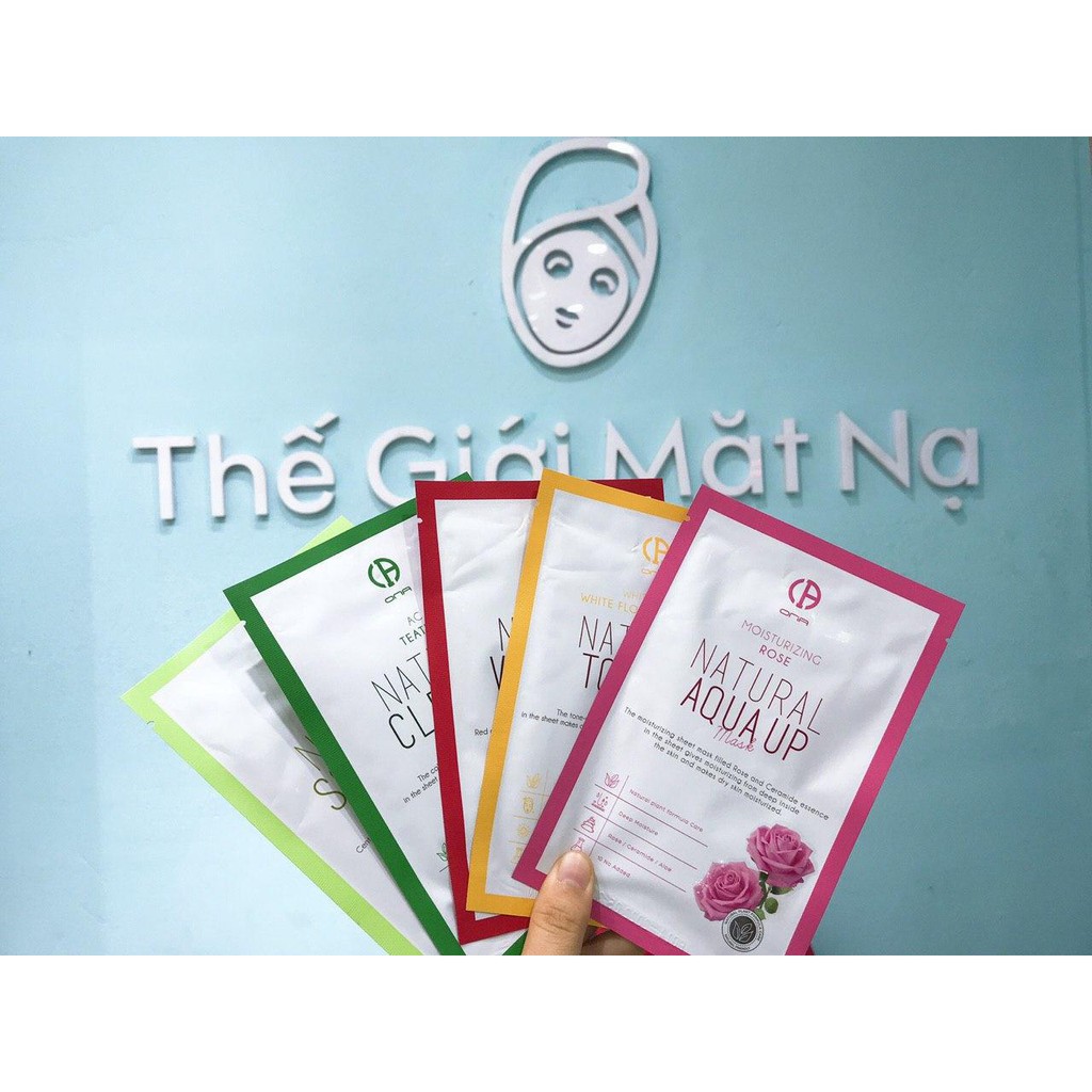 [CHÍNH HÃNG] Mặt nạ ONA Natural | Thế Giới Skin Care